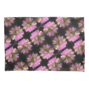 Padrão De Fechamento Da Flor Cor-De-Rosa E Branco