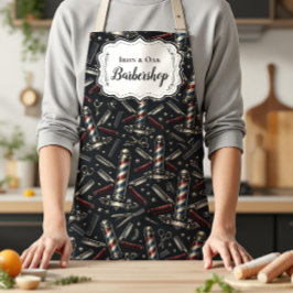 Padrão de Ferramentas Antigas de Barbearia