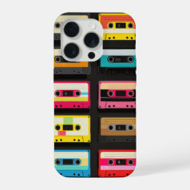 Padrão de Fita Cassete Retro – Música Vintage 