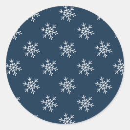 Padrão de flocos de neve Adesivo festivo