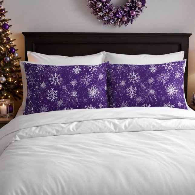 Padrão de Flocos de Neve Roxos Magia de Natal de I (Criador carregado)