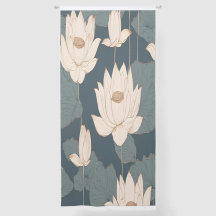 Padrão de Flor de Lotus Elegante na moda