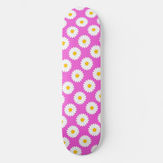 Padrão de Flor de Margarida Nebulosa Skateboard Ro