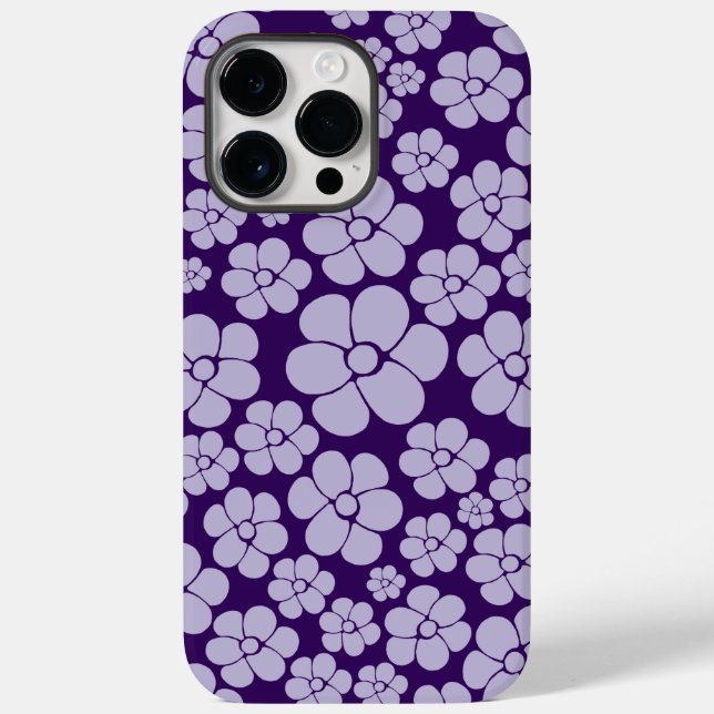 Padrão de Flor - Roxo (Verso)