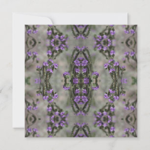 Padrão de Flor Silvestre Heliotrópio Sal Purpura
