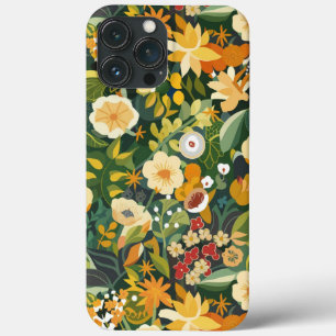Padrão de Flores de Mola Japonesas de Abstrato Per