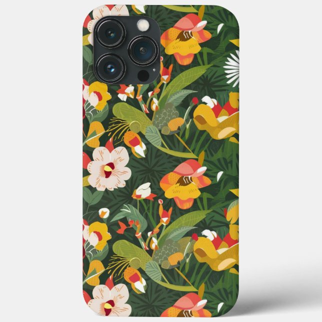 Padrão de Flores de Mola Japonesas de Abstrato Per (Verso)