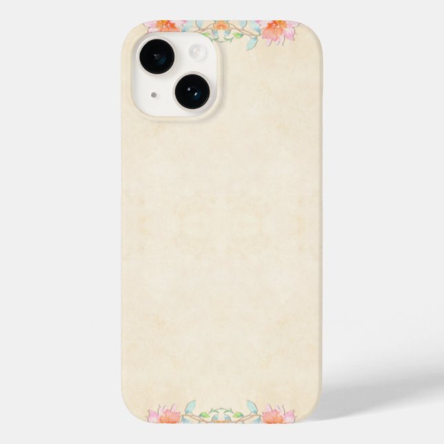 Padrão de Flores Elegantes (Verso)