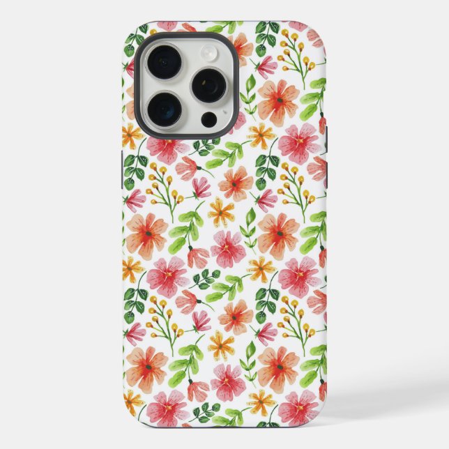 Padrão de Flores Rosa Aquarela-69677 (Verso)