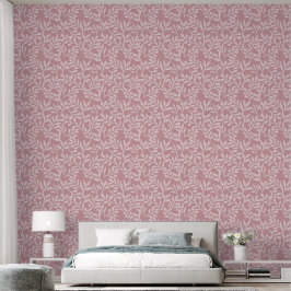 Padrão de Folha Rosa 2" * Vinil Texturizado Person