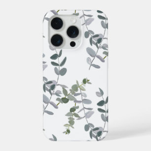 Padrão de Folhas de Eucalipto Verde Sálvia Elegant