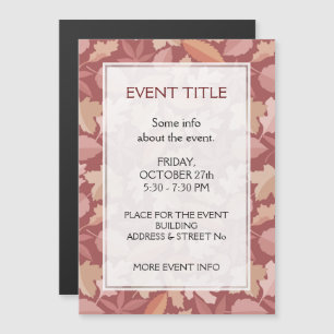 padrão de folhas Marsala