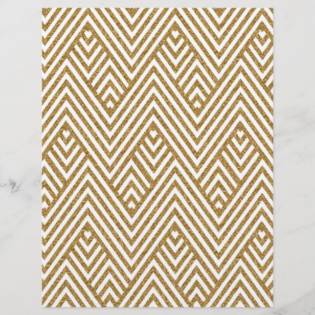 Padrão de formas de diamante de chevron bonito zig (Frente)