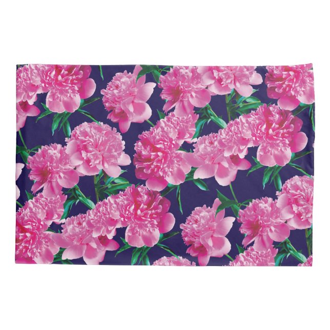 Padrão de Foto de Peônia Rosa Romântico Moderno Fe (Verso)