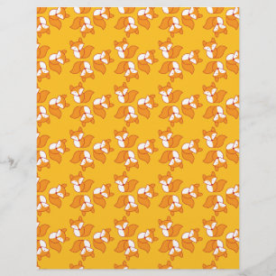 Padrão de foxy bonito