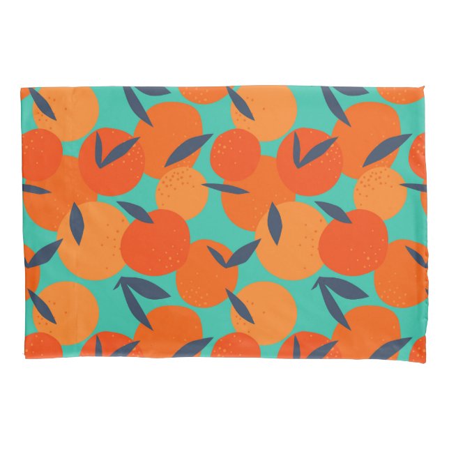 Padrão de Fruta laranja abstrato (Frente-Esquerda)
