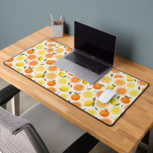 Padrão de Frutas Cítricas Frescas Tapete de Mesa 