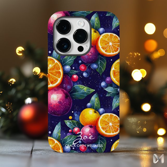 Padrão de Frutas de Citros e Berry Vibrantes no Ma (Criador carregado)