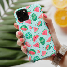 Padrão de Frutas de Verão | Melancia | vermelho ve