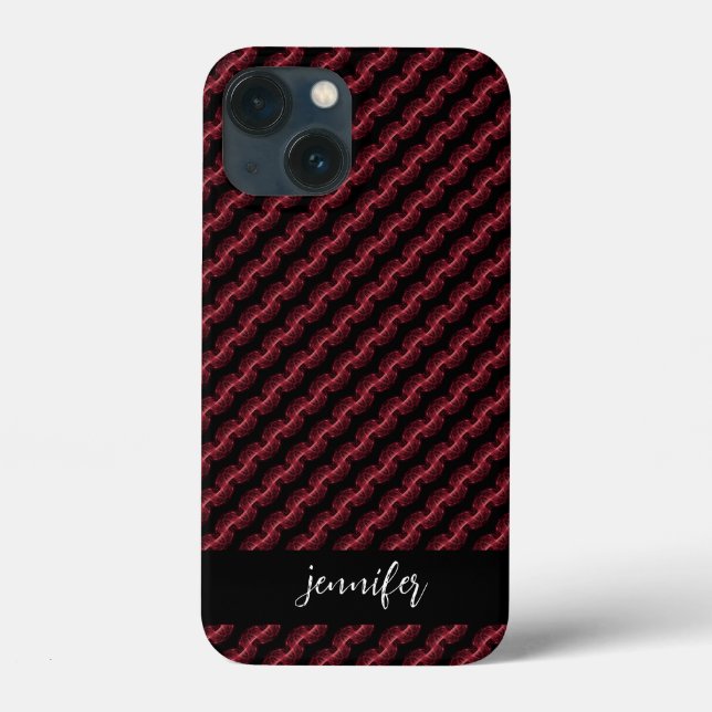 Padrão de fumaça de Abstrato de nome personalizáve (Verso)