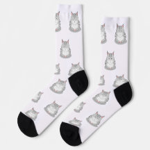 Padrão de Gato Gorducho Sorridente