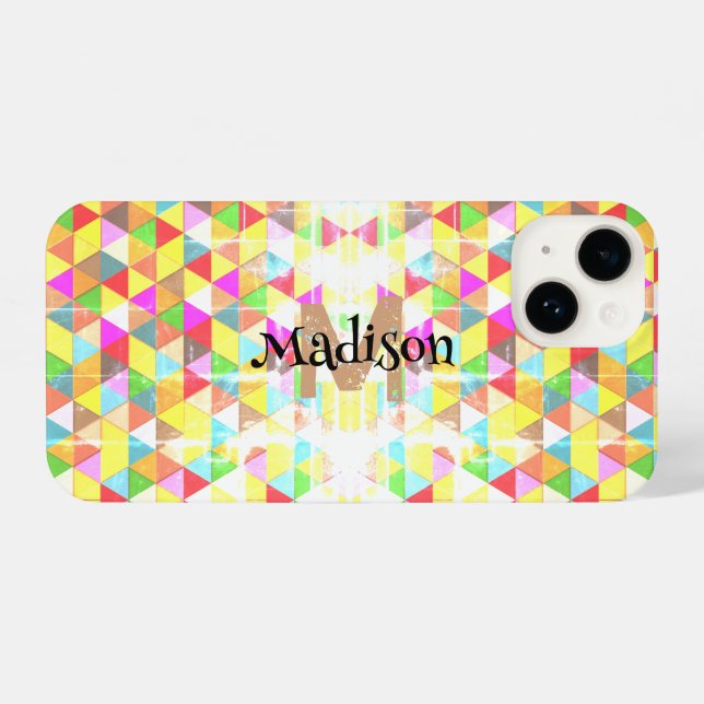 Padrão de geometria retrorreflectora do triângulo  (Verso Horizontal)