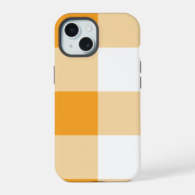 Padrão de Gingham Amarelo (Verso)