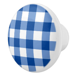 Padrão de gingham azul