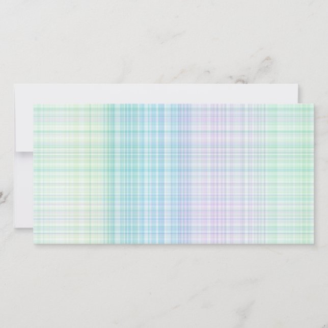 padrão de gingham de cor pastel (Frente)