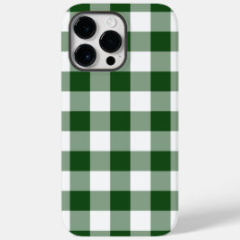 Padrão de Gingham Verde e Branco