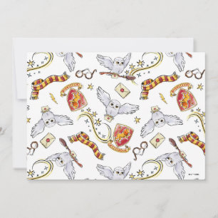 Padrão de Hedwig em Aquarela GRYFFINDOR™