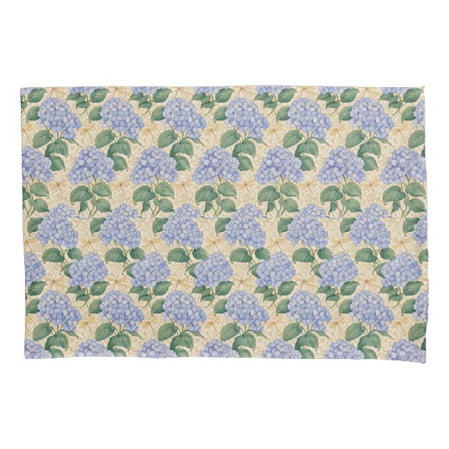 Padrão de Hortênsia Art Nouveau com Libélulas (Frente)