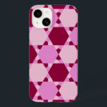 Padrão de Ilusão Óptica de Triângulo Rosa Girly<br><div class="desc">Uma pequena ilusão óptica constituída por triângulos,  hexágonos e seis estrelas pontiagudas. A estrela é mais fácil de ver quando uma pessoa se foca em um hexágono de solteiro. As cores são claras,  médias e cor-de-rosa-escuro,  fazer a ilusão um pouco mais difícil de pegar,  mas fácil nos olhos.</div>