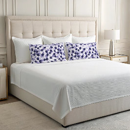 Padrão de Ilustração das Folhas Roxas de Boho e Vi