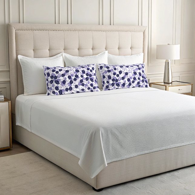 Padrão de Ilustração das Folhas Roxas de Boho e Vi (Criador carregado)