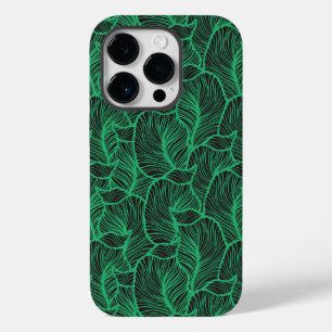 padrão de ilustração de folhas verdes