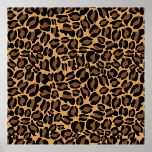 Padrão de Impressão de Leopardo Clássico Jungle