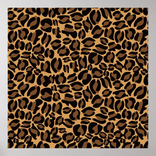 Padrão de Impressão de Leopardo Clássico Jungle (Frente)