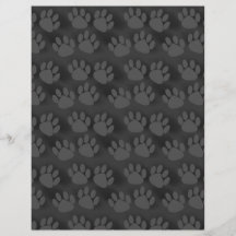 Padrão de Impressão de Pata Fofo