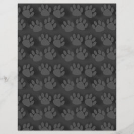 Padrão de Impressão de Pata Fofo