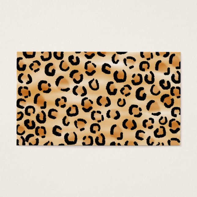 Padrão de impressão do Leopardo preto e castanho. (Frente)