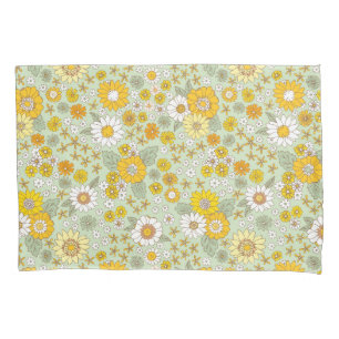Padrão de Jardim Floral Amarelo