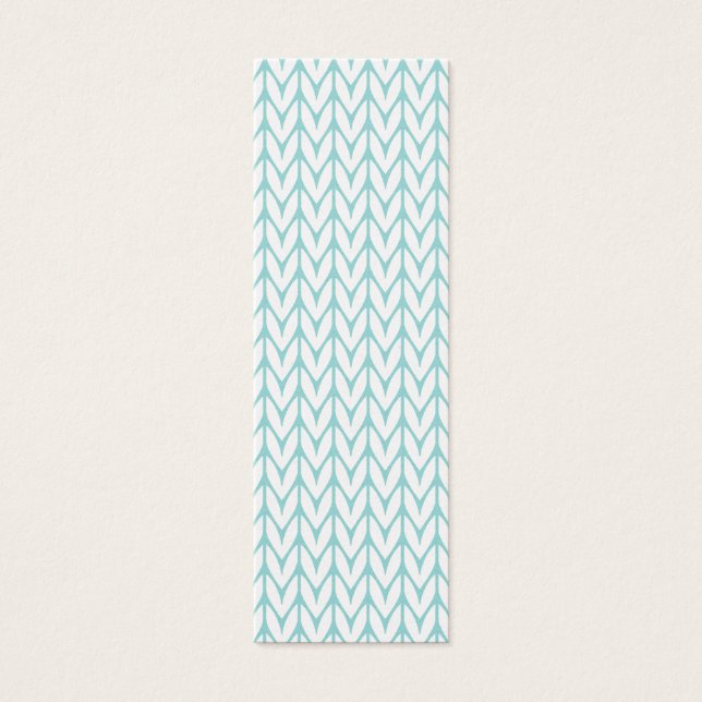 Padrão de Knit de Chevrons Light Mint Yarn Chevron (Frente)