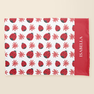 Padrão de Ladybug Red Daisy Personalizado