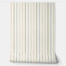 Padrão de Listra Vertical Fina Boho Neutro Terroso