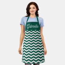 Padrão de listra zigue-zague em chevron verde-teal