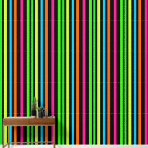 Padrão de Listras Neon