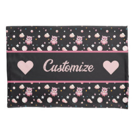 Padrão de Luar de Coruja Rosa