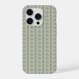 Padrão de Luxo Art Déco em Verde Salvia Arqueado