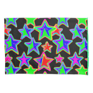 Padrão de luz de estrela Neon brilhante